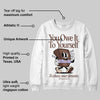 Harris Tweed x Sesame/Violet Mist Dunk DopeSkill Sweatshirt Owe It To Yourself Graphic