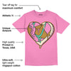 Dunk Playful Pink Multi Color Bronzine Clear Jade Luminous Green DopeSkill Pink T-shirt Heart Jordan Graphic