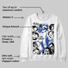 Royal Blue Collection DopeSkill Sweatshirt Built Different Graphic