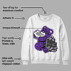 AJ 3 Dark Iris DopeSkill Sweatshirt Bear Steals Sneaker Graphic