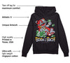 Bred Reimagined 4s DopeSkill Hoodie Sweatshirt Born To Be Rich Graphic