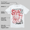 Fire Red “Black Tongue” 5s DopeSkill T-Shirt Speak It Graphic
