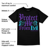 PURPLE Collection DopeSkill T-Shirt Protect Me From Evil Graphic