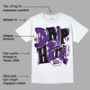 Field Purple 12s DopeSkill T-Shirt Drip Too Hard Graphic