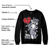 Bred Reimagined 4s DopeSkill Sweatshirt Love Sick Graphic