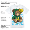 Lucky Green 5s DopeSkill T-Shirt Broken Bear Graphic