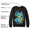 Aqua 5s DopeSkill Sweatshirt Smile Through The Pain  Graphic