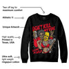 Red Thunder 4s DopeSkill Sweatshirt Don't Kill My Vibe Graphic