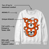 Orange Milk DopeSkill Sweatshirt New Double Bear Graphic