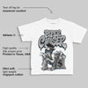 Wolf Grey 5s DopeSkill Toddler Kids T-shirt Paper Chaser Boy Graphic