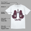 Burgundy 5s DopeSkill T-Shirt Breathe Graphic