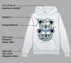 Blue Grey 13s DopeSkill Hoodie Sweatshirt New Double Bear Graphic