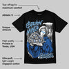 Foamposite One Dark Neon Royal DopeSkill T-Shirt Stackin Mines Graphic