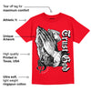 AJ 4 Red Thunder DopeSkill Red T-shirt Trust God Graphic