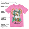 Dunk Playful Pink Multi Color Bronzine Clear Jade Luminous Green DopeSkill Pink T-shirt Angels Graphic