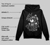 Black Cat 4s DopeSkill Hoodie Sweatshirt Smile Through The Pain Graphic