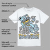 Blue Grey 13s DopeSkill T-Shirt Born To Be Rich Graphic