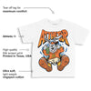 Orange Black White DopeSkill Toddler Kids T-shirt At The Top Graphic