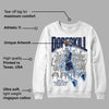 Midnight Navy 5s DopeSkill Sweatshirt Thunder Dunk Graphic