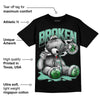 Green Glow 1s DopeSkill T-Shirt Sick Bear Graphic