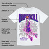 Dunk Purple Championship Court White DopeSkill T-Shirt Thunder Dunk Graphic