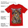 Red Collection DopeSkill Red T-shirt Life or Die Graphic