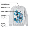 Military Blue 4s DopeSkill Sweatshirt Smile Through The Pain Graphic