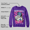 PURPLE Collection DopeSkill Purple Sweatshirt Stay It Busy Graphic