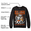 Brilliant Orange 12s DopeSkill Sweatshirt Real Lover Graphic