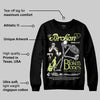 Luminous Green 5s DopeSkill Sweatshirt Broken Bones Graphic