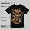 Metallic Gold 1s DopeSkill T-Shirt Real Y2K Players Graphic