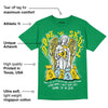 Lucky Green 5s DopeSkill Green T-shirt Angels Graphic