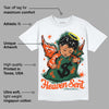 Dunk Team Dark Green Orange DopeSkill T-Shirt Heaven Sent Graphic