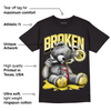 Yellow Snakeskin 11s DopeSkill T-Shirt Sick Bear Graphic