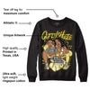 Yellow Snakeskin 11s DopeSkill Sweatshirt Queen Of Hustle Graphic