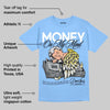 Knu Stack Vintage Satin Dream Blue DopeSkill Blue T-shirt MOMM Graphic