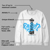 University Blue Toe 1s DopeSkill Sweatshirt Queen Chess Graphic