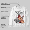 White Cement 4s DopeSkill Sweatshirt New No Days Off Graphic