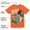 Georgia Peach 3s DopeSkill Orange T-shirt Stressless Graphic