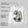 Reverse Metallic 5s DopeSkill Sweatshirt Smile Through The Pain Graphic