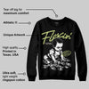 Luminous Green 5s DopeSkill Sweatshirt Flexin' Graphic