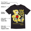 Yellow Snakeskin 11s DopeSkill T-Shirt Love Kills Graphic