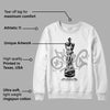 Off Noir 3s DopeSkill Sweatshirt King Chess Graphic