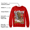 Red Collection DopeSkill Red Sweatshirt Get Rich Graphic