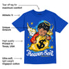 Royal Blue Collection DopeSkill Royal Blue T-shirt Heaven Sent Graphic