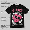 White Fluo Pink DopeSkill T-Shirt Crying Heart Graphic