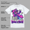 Dunk Purple Championship Court White DopeSkill T-Shirt Born To Be Rich Graphic