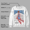 Powder Blue 9s DopeSkill Sweatshirt Thunder Dunk Graphic