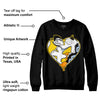 Yellow Ochre 6s DopeSkill Sweatshirt Heart Jordan 6 Graphic