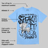 Knu Stack Vintage Satin Dream Blue DopeSkill Blue T-shirt Speak It Graphic